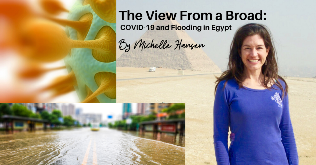 The View From a Broad – COVID-19 and Flooding in Egypt