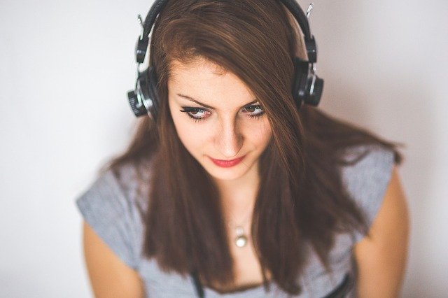 Music headphones photo